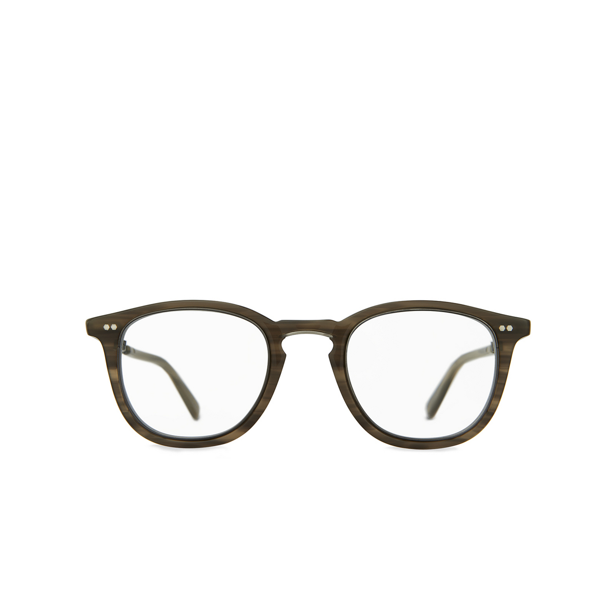 Mr. Leight COOPERS C Eyeglasses GW-PW Greywood - Pewter - front view