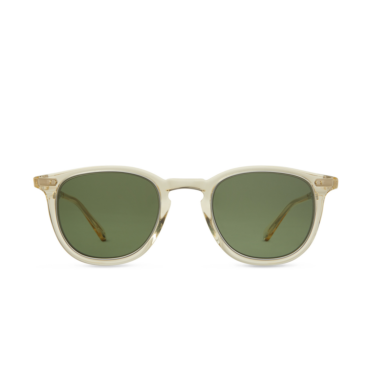 Mr. Leight® Square Sunglasses: Coopers S color Artcry-plt/grn - front view.