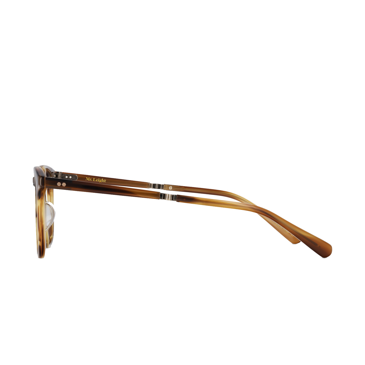 Mr. Leight® Square Eyeglasses: Getty C color Bw-atg - 3/3.