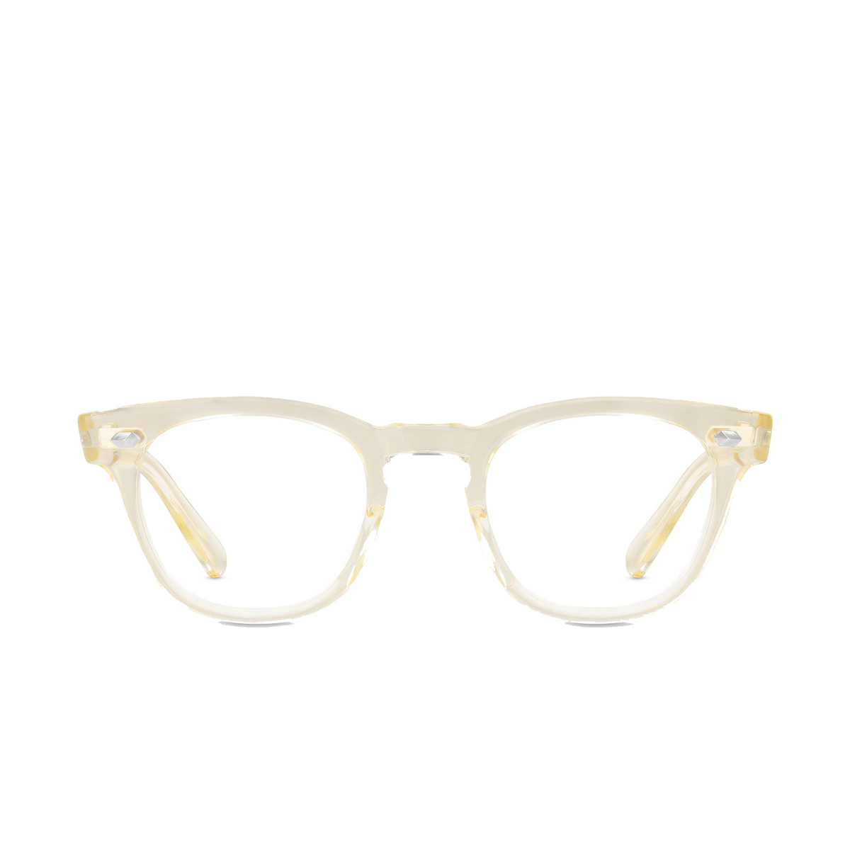 Mr. Leight® Square Eyeglasses: Hanalei C color Artcry-plt - front view.