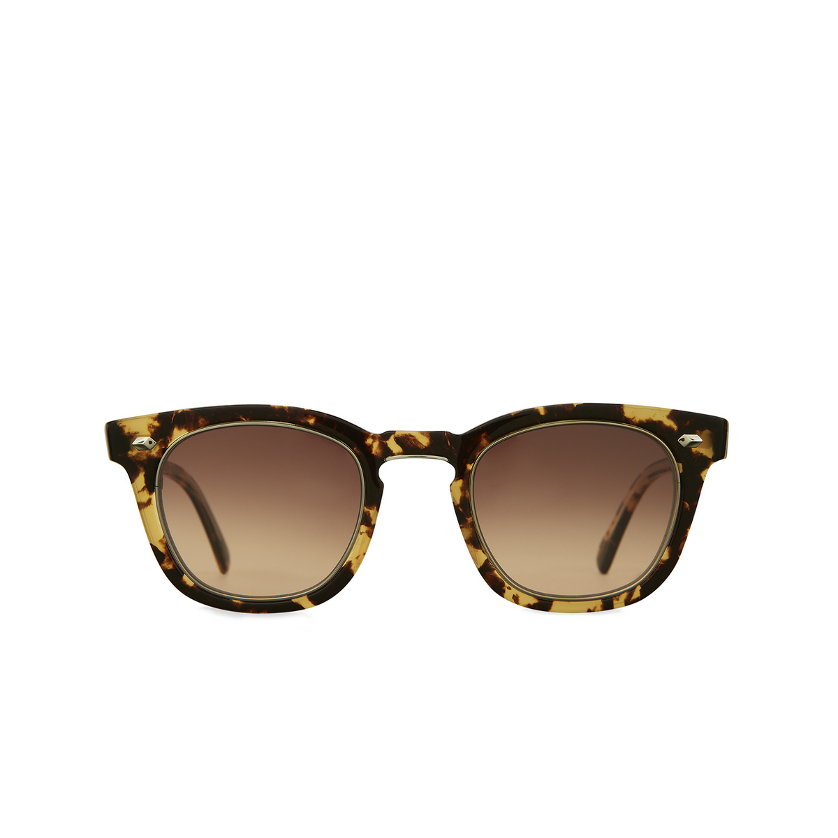 Mr. Leight HANALEI S Sunglasses BOHO-12KG/WITH Bohemian Tortoise - 12k White Gold - front view