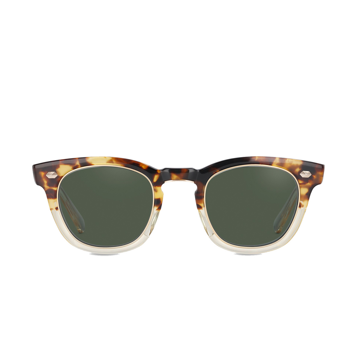 Mr. Leight® Square Sunglasses: Hanalei S color DTORT-12KWG-ART - front view.