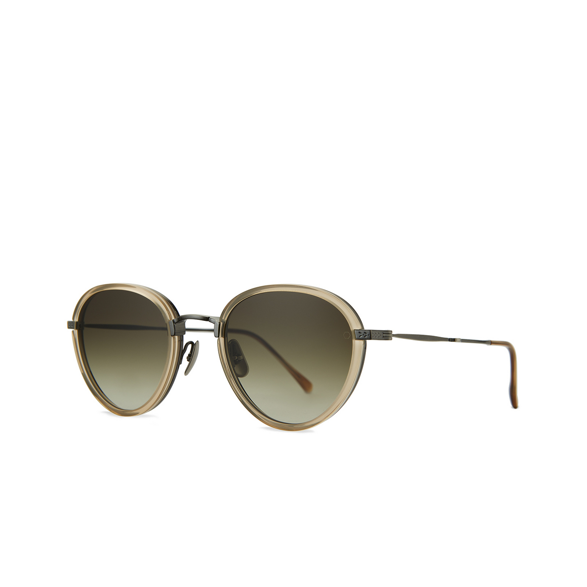 Mr. Leight MONTEREY SL Sunglasses SMT/ELM+BW/BLUL Summit+Beachwood - three-quarters view