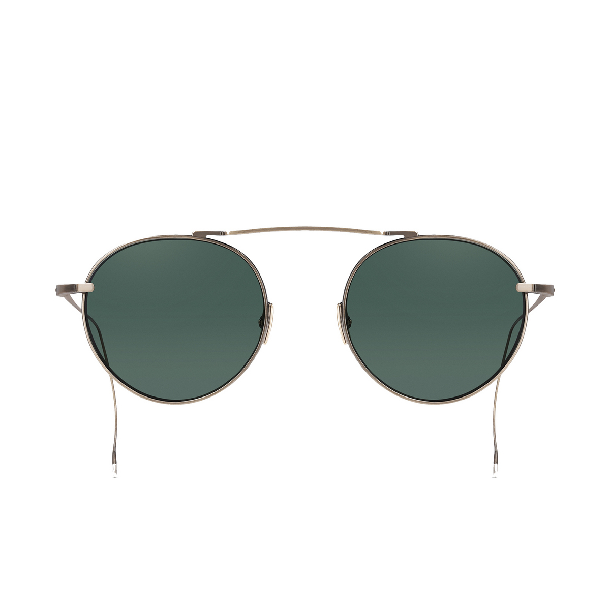 Mr. Leight® Aviator Sunglasses: Rei S color ATG/G15 - front view.
