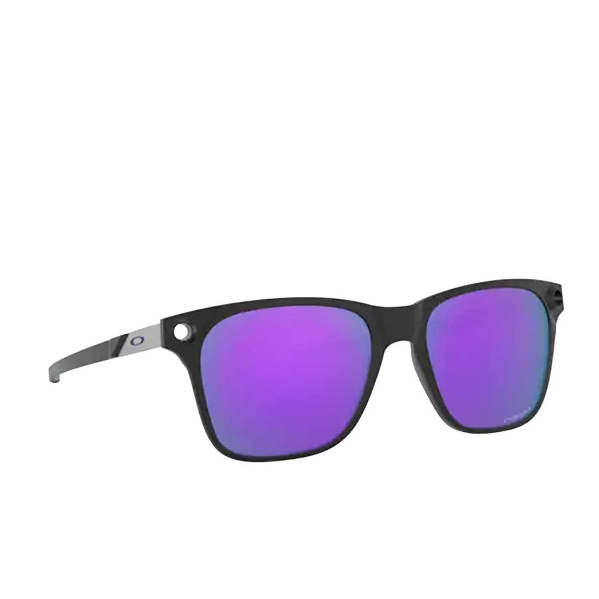 Oakley APPARITION Sunglasses 945110 SATIN BLACK - three-quarters view