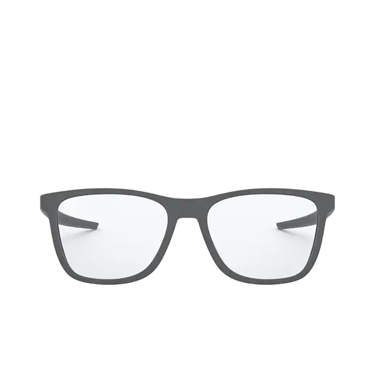 Oakley® Rectangle Eyeglasses: Centerboard OX8163 color Satin Light Steel 816304 - front view.
