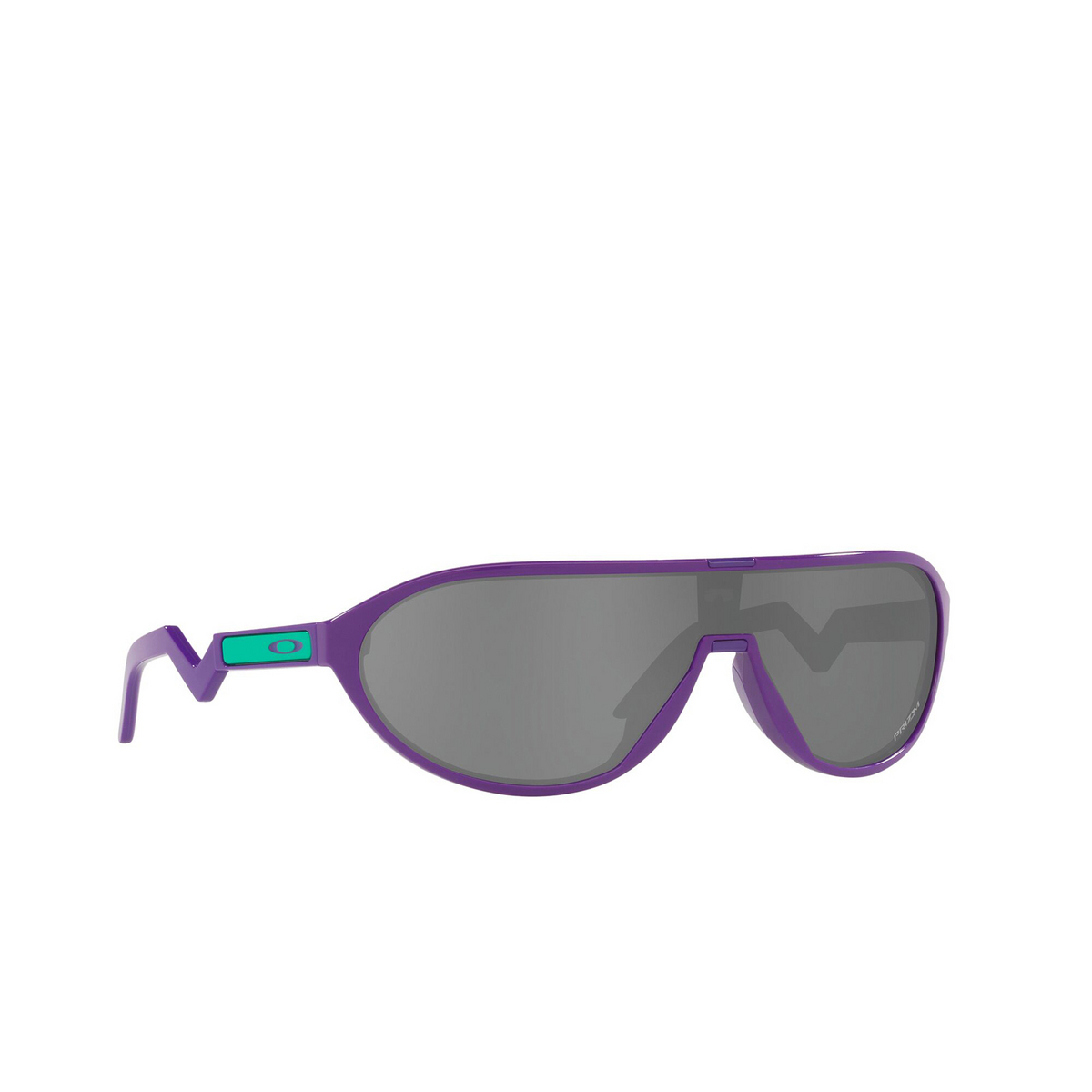 Oakley® Rectangle Sunglasses: Cmdn OO9467 color Electric Purple 946704 - three-quarters view.