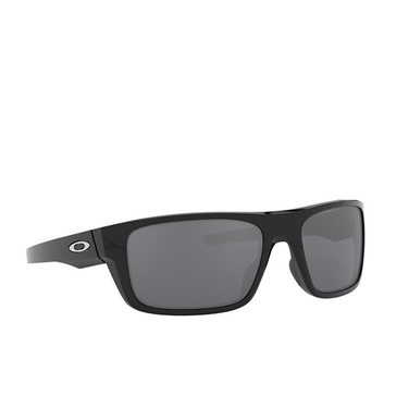 Gafas de sol Oakley DROP POINT 936702 polished black - Vista tres cuartos