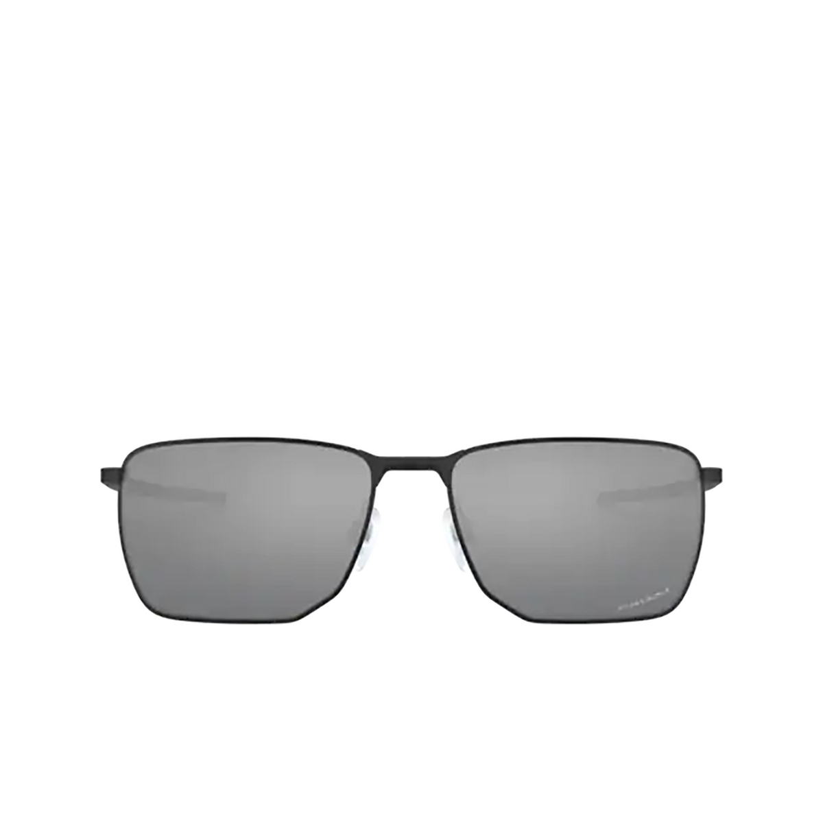 Oakley® Rectangle Sunglasses: Ejector OO4142 color Satin Black 414201 - front view.