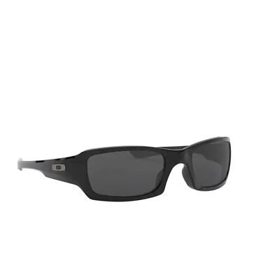 Occhiali da sole Oakley FIVES SQUARED 923804 polished black - tre quarti