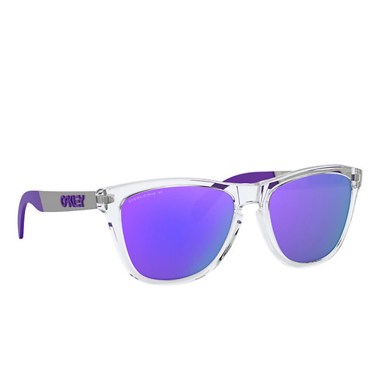 Oakley FROGSKINS MIX Sunglasses 942817 POLISHED CLEAR - three-quarters view