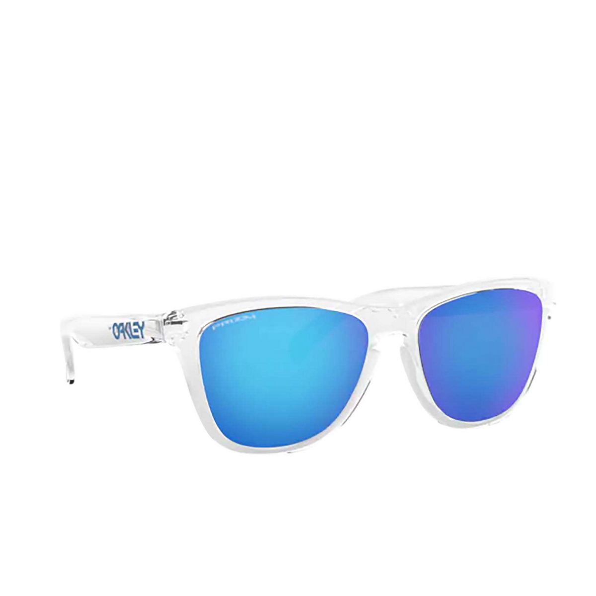 Oakley FROGSKINS Sunglasses 9013D0 Crystal Clear - three-quarters view