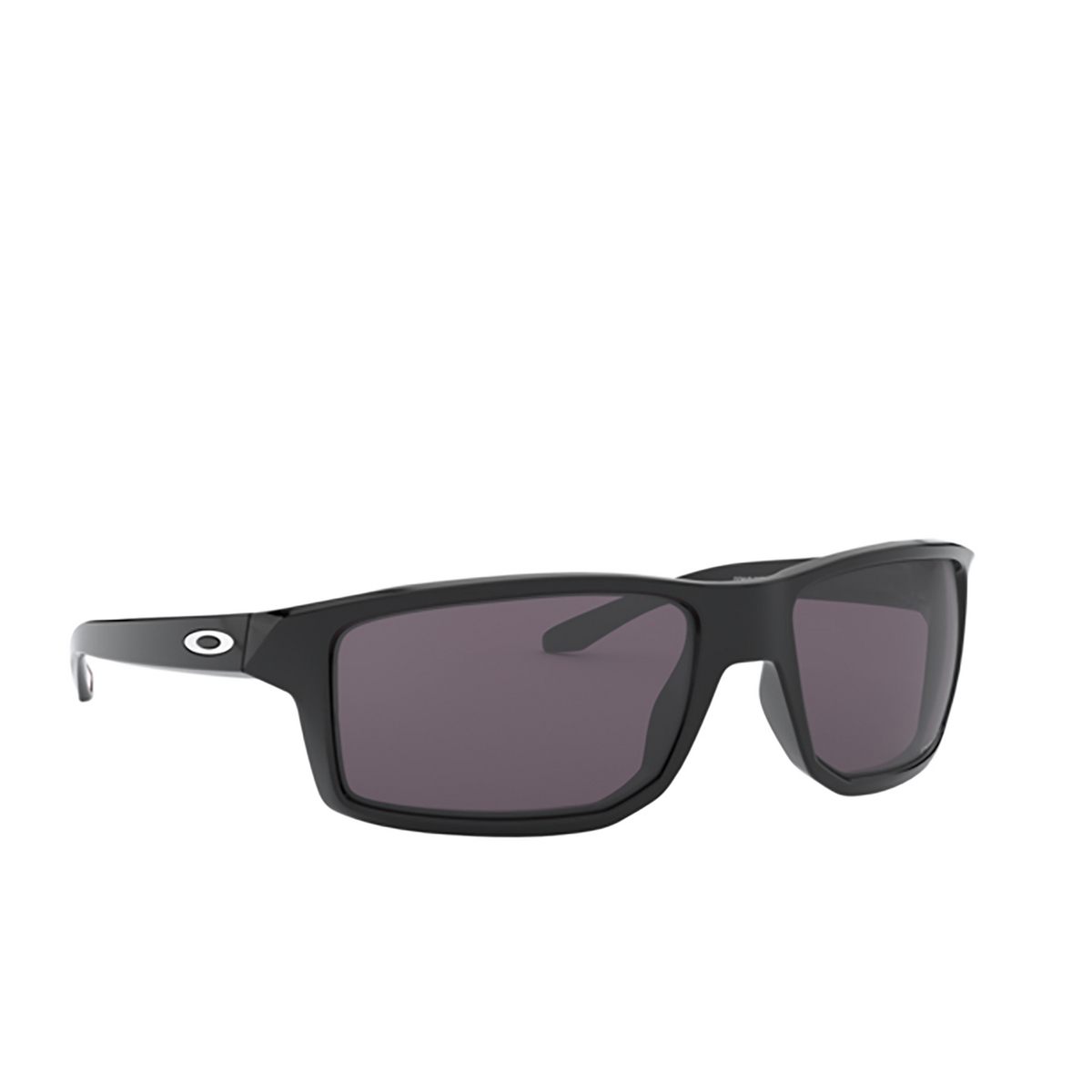 Oakley GIBSTON Sunglasses 944901 POLISHED BLACK - three-quarters view