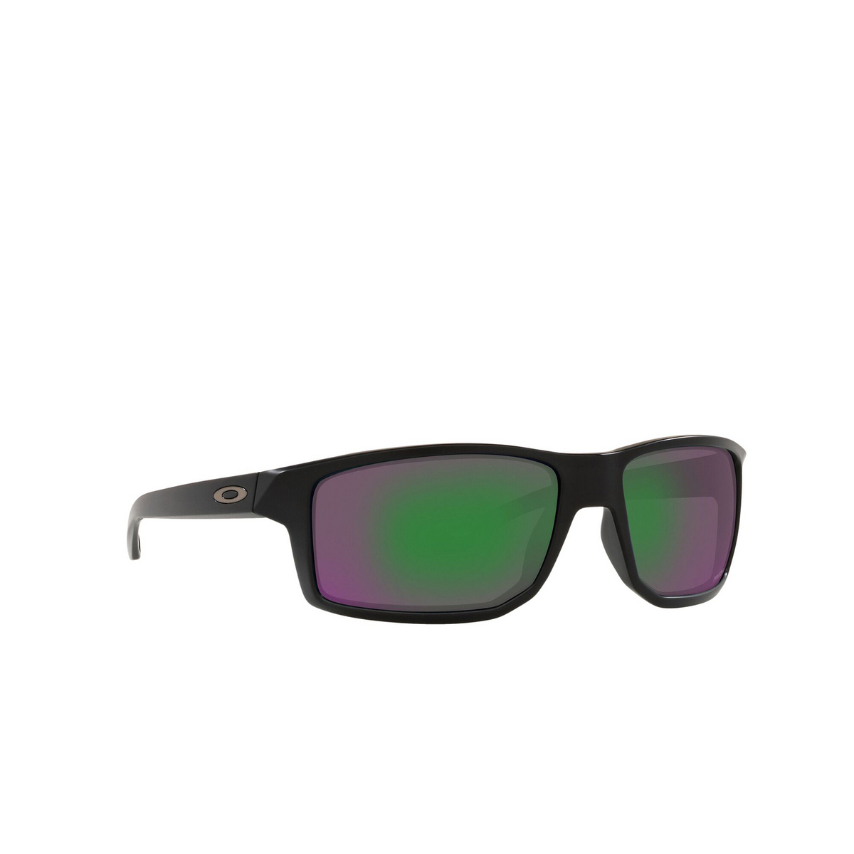 Oakley GIBSTON Sunglasses 944915 Matte Black - three-quarters view