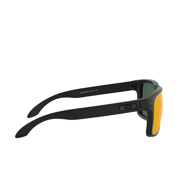 Oakley HOLBROOK Sunglasses 9102E2 matte black - 3/4