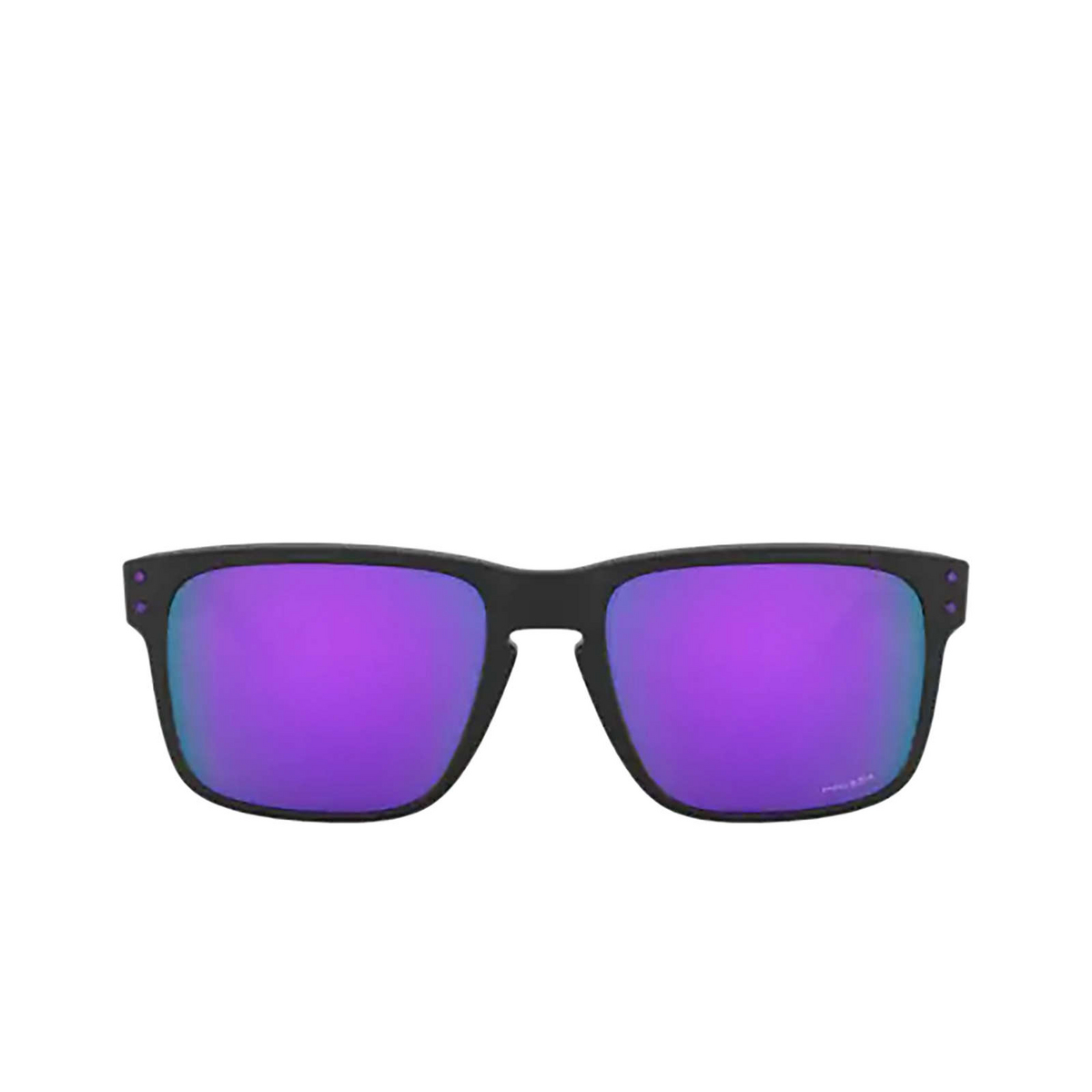 Oakley HOLBROOK Sunglasses 9102K6 MATTE BLACK - front view
