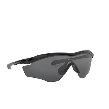 Oakley M2 FRAME XL Sunglasses 934301 polished black - three-quarters view