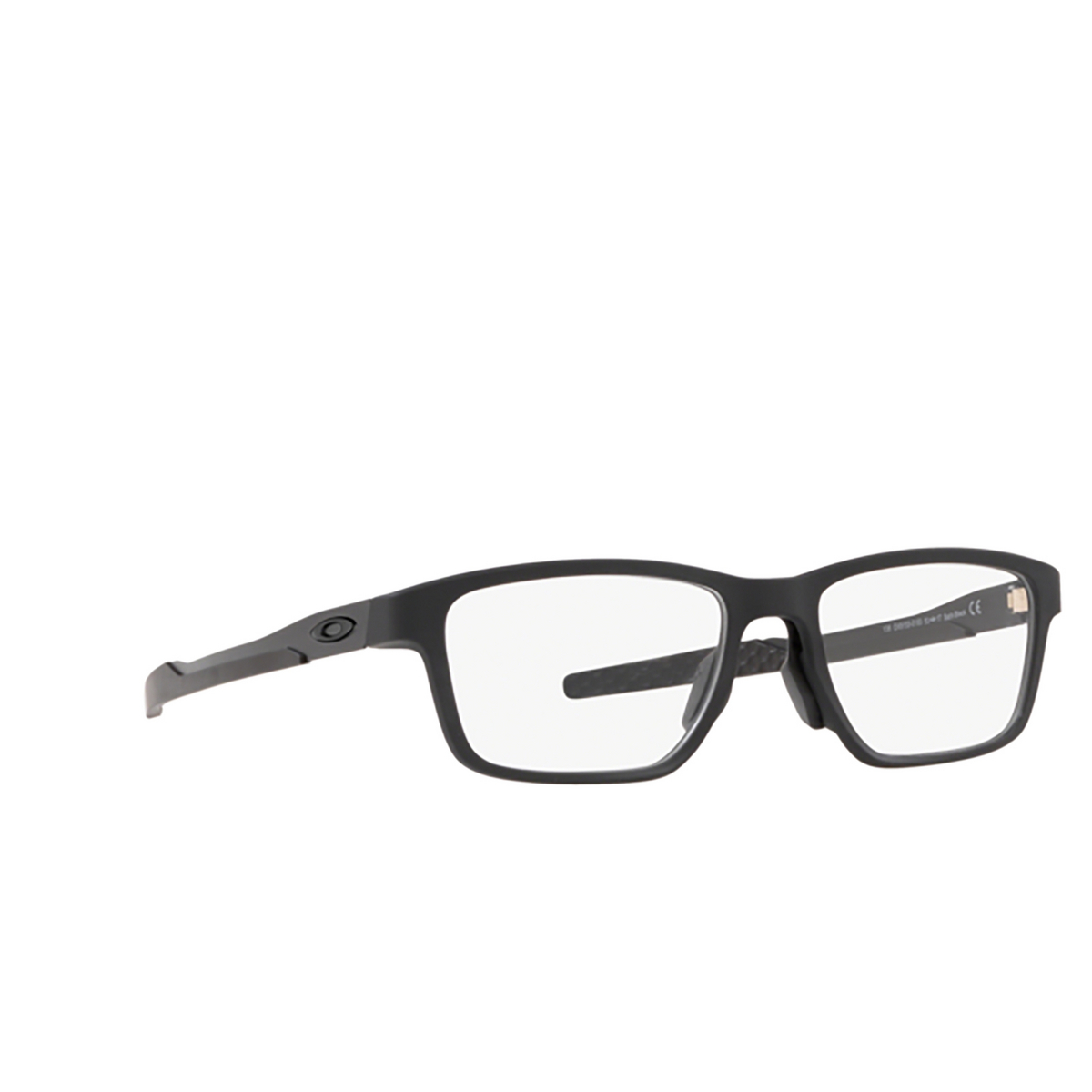Oakley METALINK Eyeglasses 815301 SATIN BLACK - three-quarters view