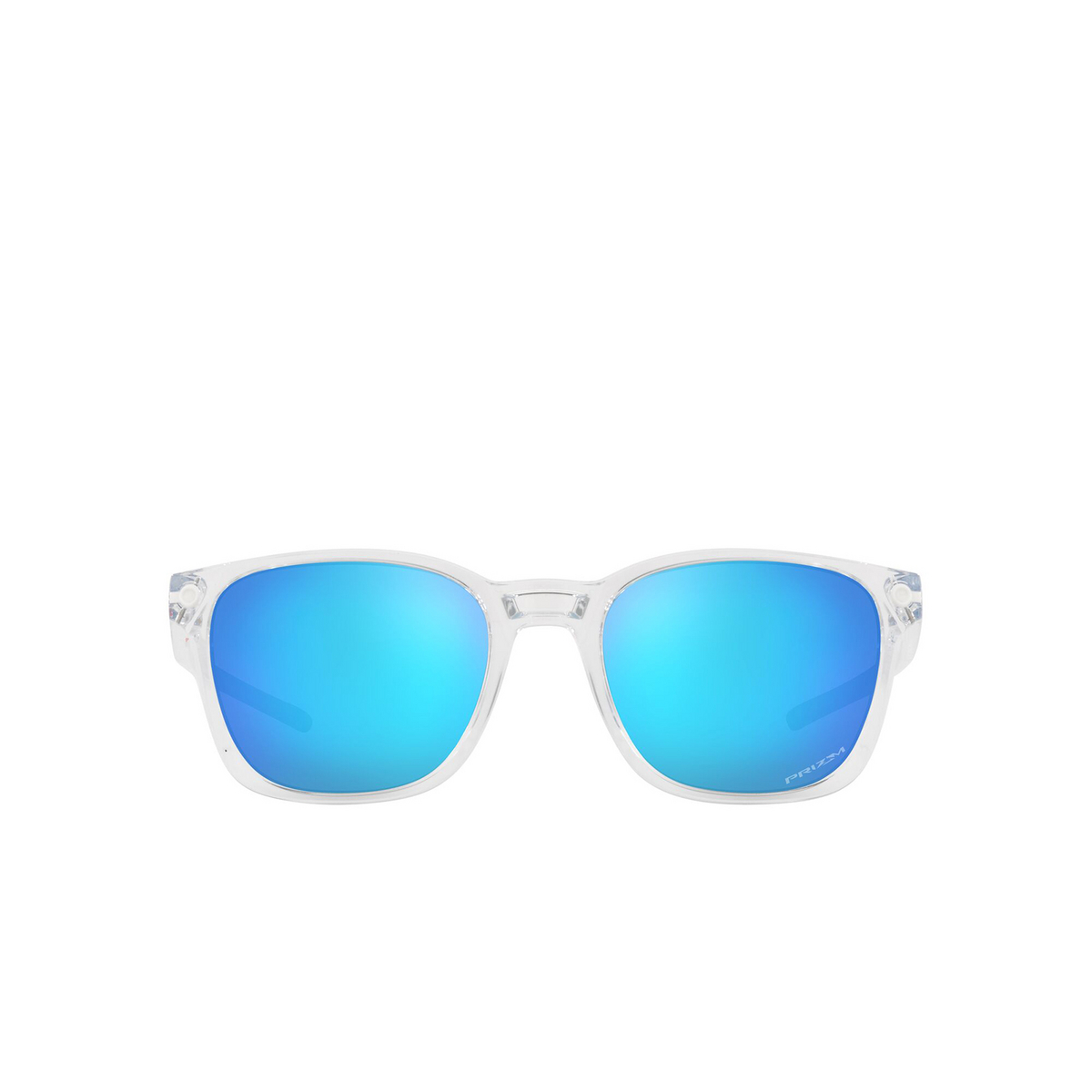 Oakley® Square Sunglasses: Ojector OO9018 color Polished Clear 901802 - front view.