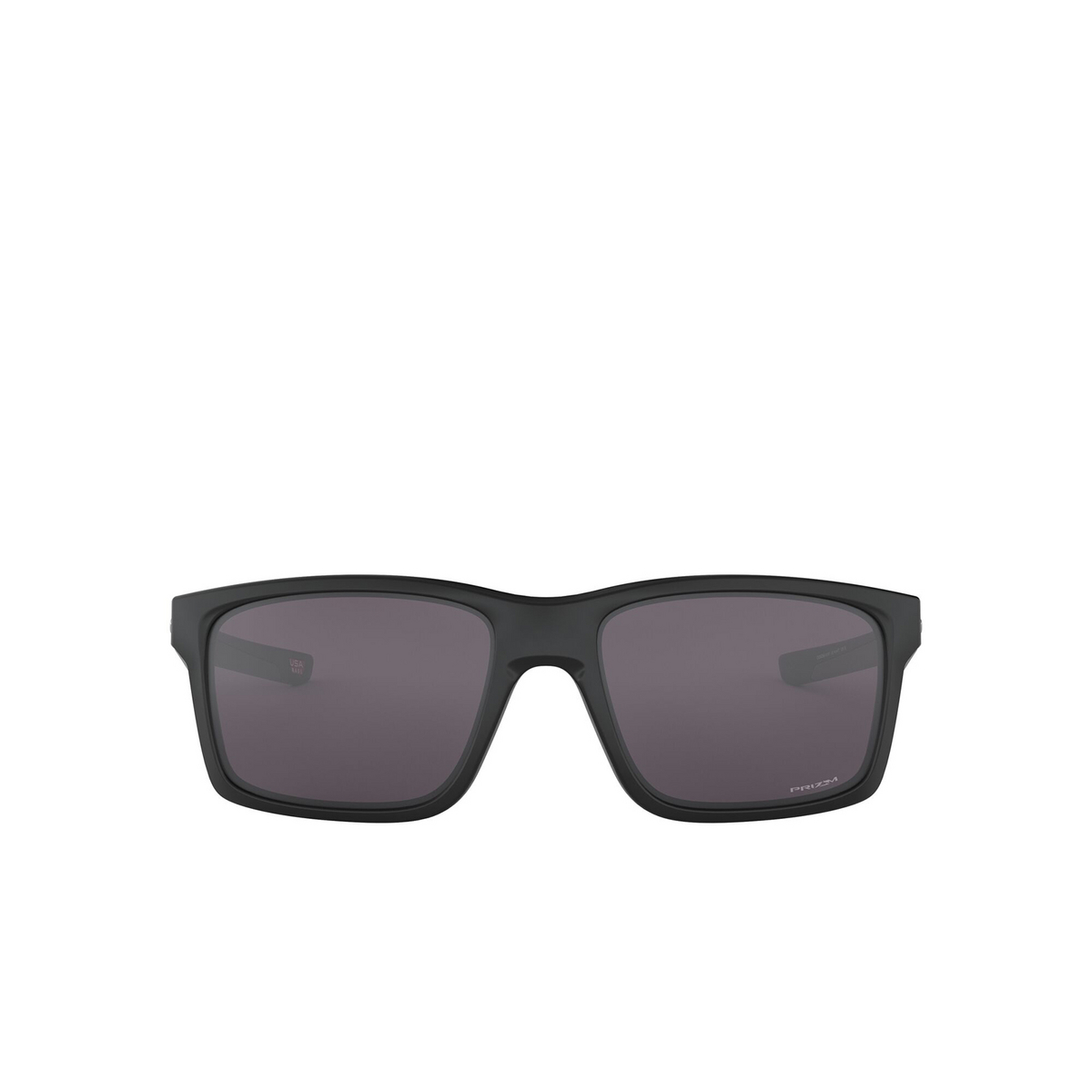 Oakley® Rectangle Sunglasses: OO9264 color Matte Black 926441 - front view.