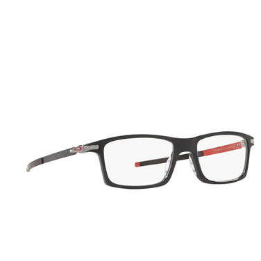 Oakley PITCHMAN Eyeglasses 805015 black ink - three-quarters view