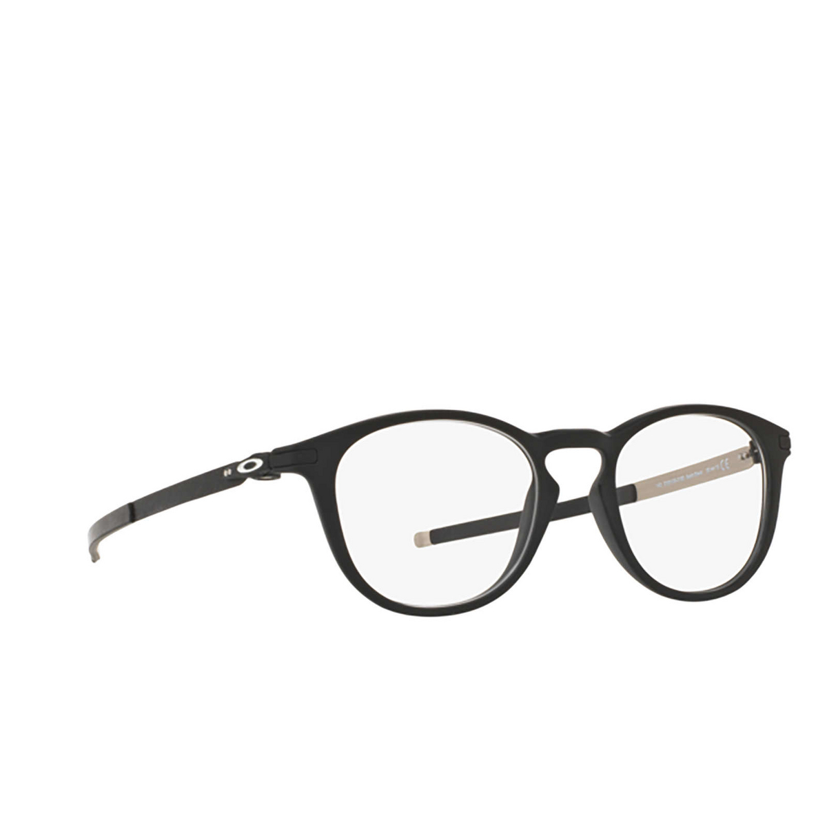 Oakley PITCHMAN R Eyeglasses 810501 Satin Black - three-quarters view