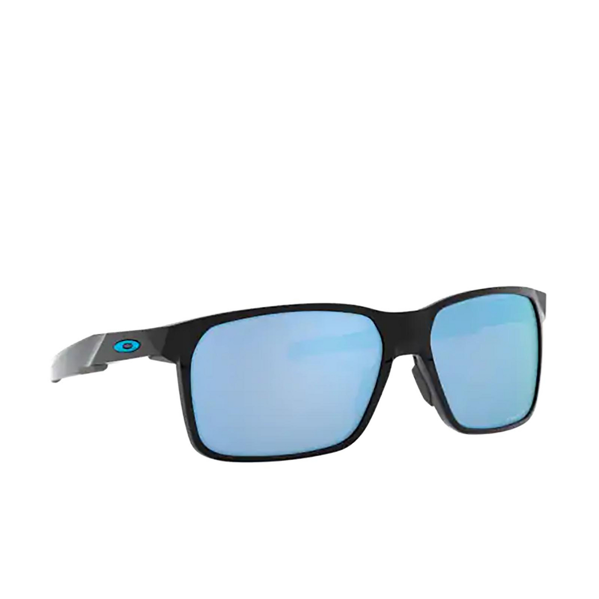 Oakley PORTAL X Sunglasses 946004 POLISHED BLACK - three-quarters view