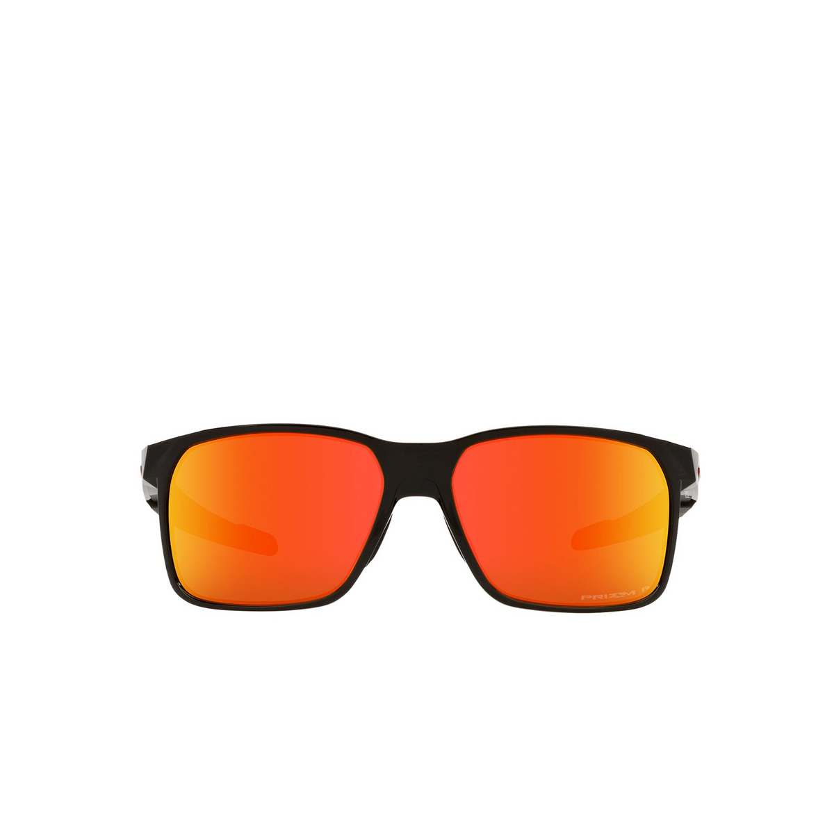 Oakley PORTAL X Sunglasses 946017 Polished Black - front view