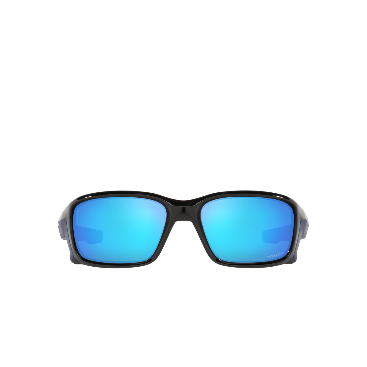 Oakley STRAIGHTLINK Sunglasses 933127 Polished Black - front view