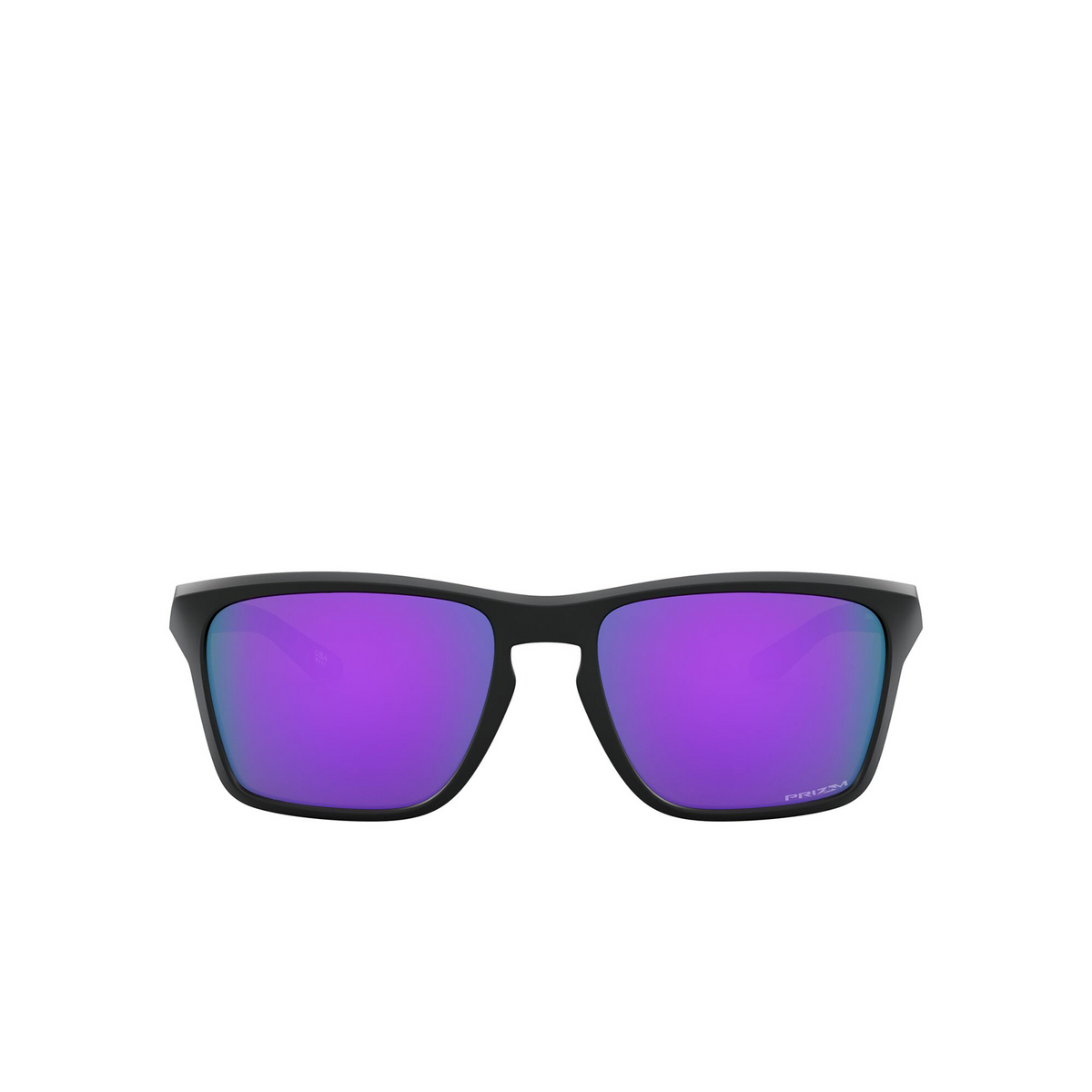 Oakley® Square Sunglasses: Sylas OO9448 color Matte Black 944810 - front view.