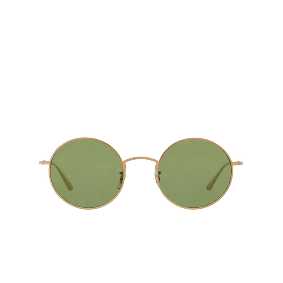 Oliver Peoples AFTER MIDNIGHT Sunglasses 525252 Brushed Gold - front view