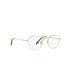 Oliver Peoples® Round Eyeglasses: Allinger OV1284 color Gold 5145 - product thumbnail 2/3.