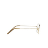 Oliver Peoples® Round Eyeglasses: Allinger OV1284 color Gold 5145 - product thumbnail 3/3.
