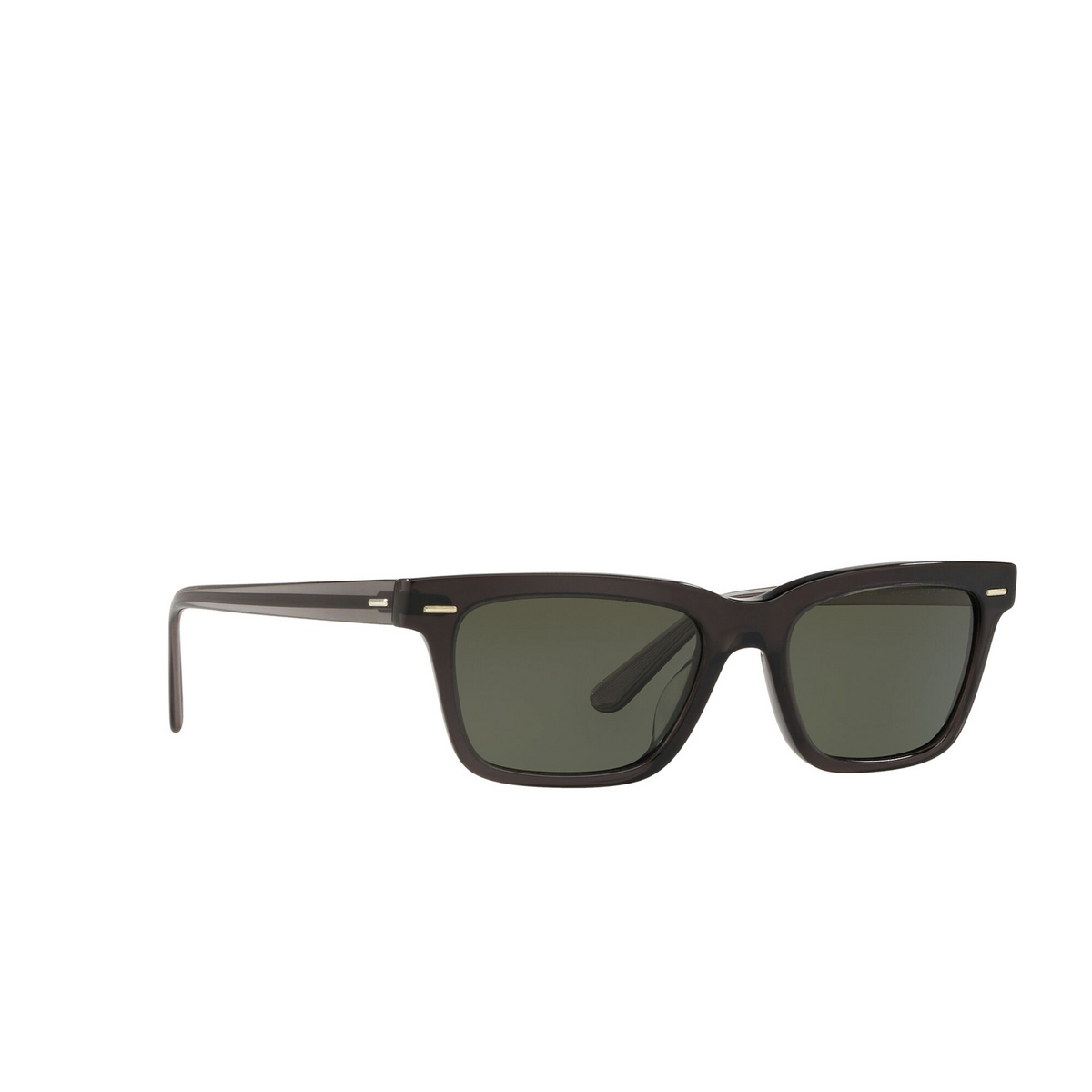 Oliver Peoples BA CC Sunglasses 1665P1 Vivid Dark Grey - three-quarters view