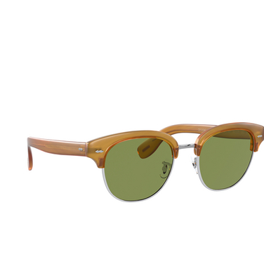 Oliver Peoples CARY GRANT 2 Sunglasses 169952 semi matte amber tortoise - three-quarters view