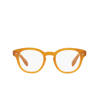 Oliver Peoples CARY GRANT Eyeglasses 1699 semi matte amber tortoise - front view