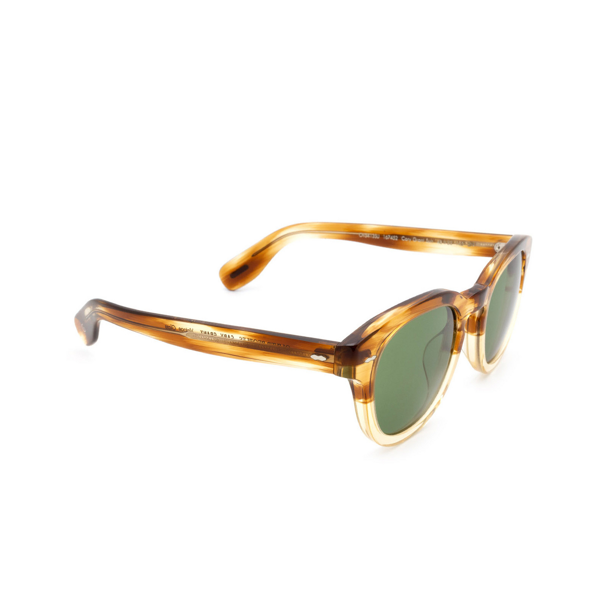 Oliver Peoples CARY GRANT Sunglasses 167452 Honey Vsb - three-quarters view