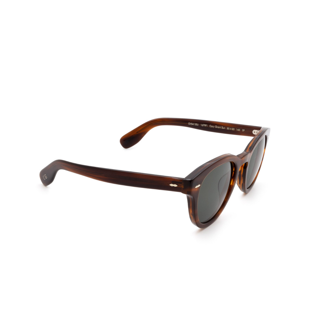 Oliver Peoples® Sunglasses: Cary Grant Sun OV5413SU color Grant Tortoise 1679P1 - front view.