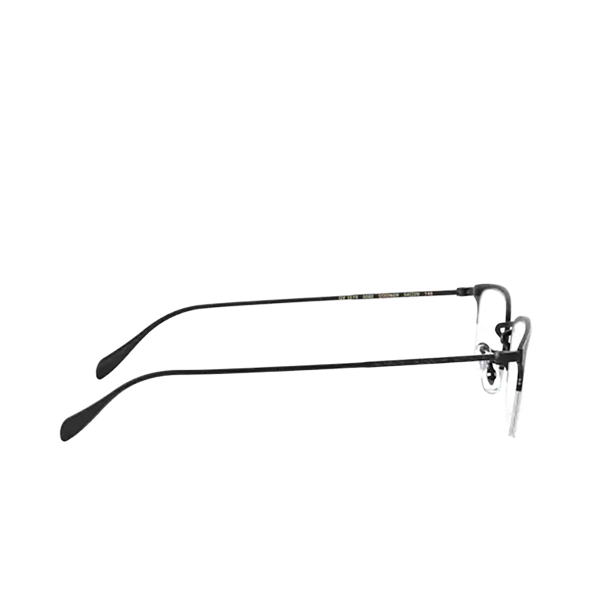 Oliver Peoples® Rectangle Eyeglasses: Codner OV1273 color Matte Black 5062 - 3/3.