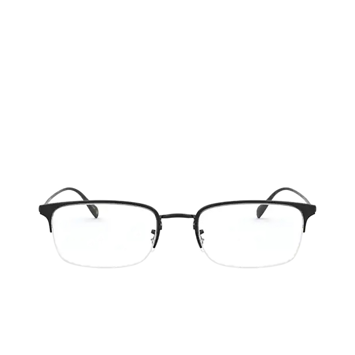 Oliver Peoples® Rectangle Eyeglasses: Codner OV1273 color Matte Black 5062 - 1/3.