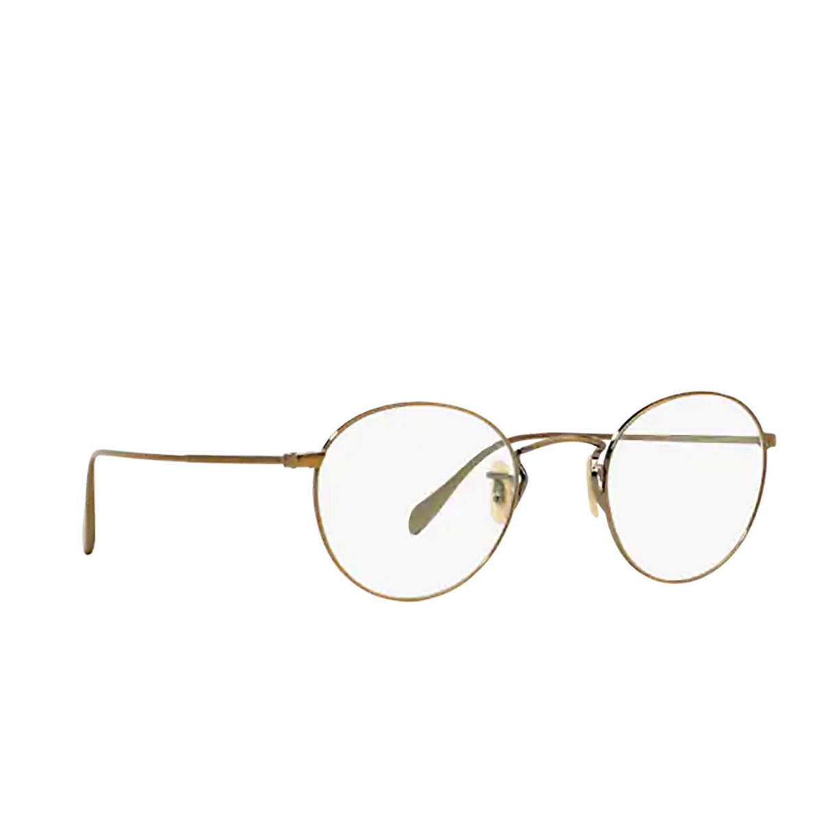 Oliver Peoples COLERIDGE Eyeglasses 5039 Antique Gold - three-quarters view