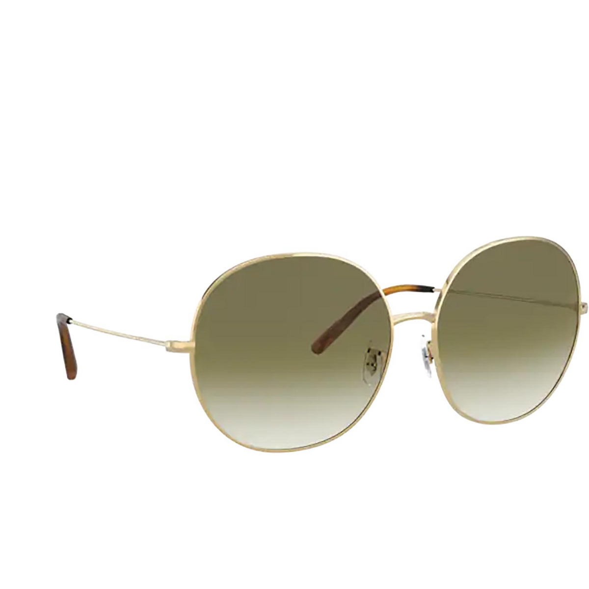 Oliver Peoples DARLEN Sunglasses 50358E Gold - three-quarters view