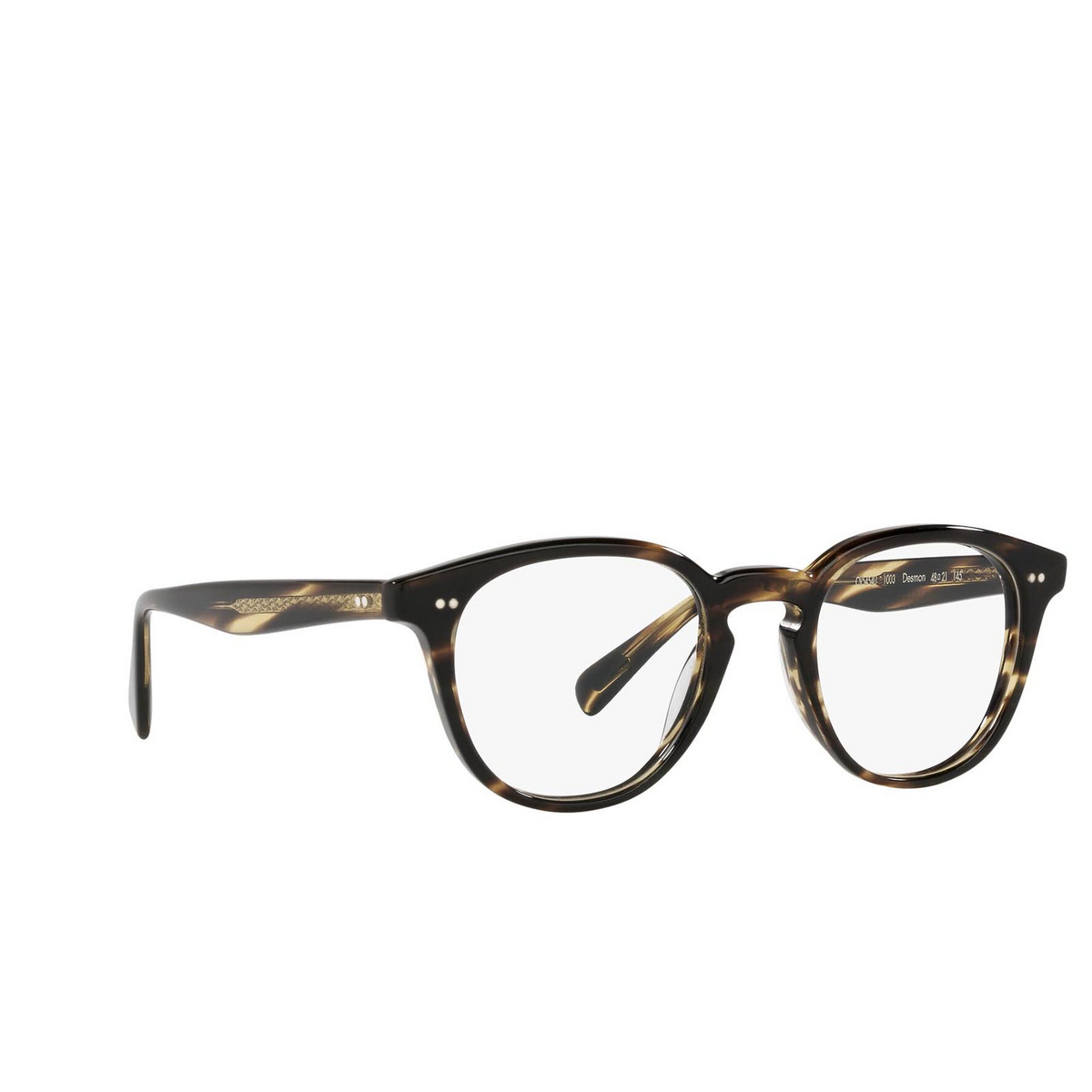 Oliver Peoples DESMON Eyeglasses 1003 COCOBOLO - three-quarters view