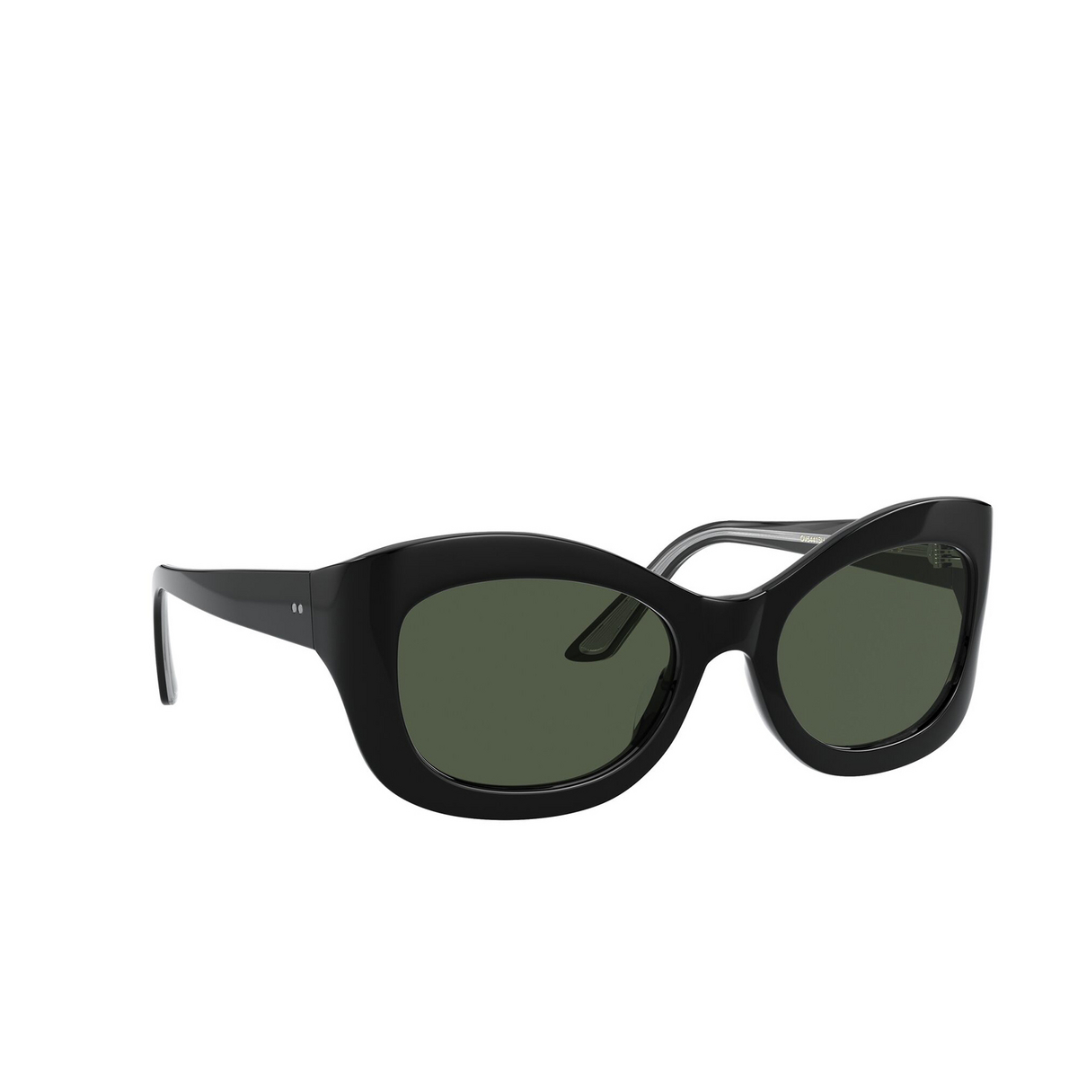 Oliver Peoples EDINA Sunglasses 10059A Black - three-quarters view