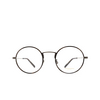 Oliver Peoples® Round Eyeglasses: Ellerby OV1250T color Black Horn / New Antique Pewter 5289 - product thumbnail 1/3.