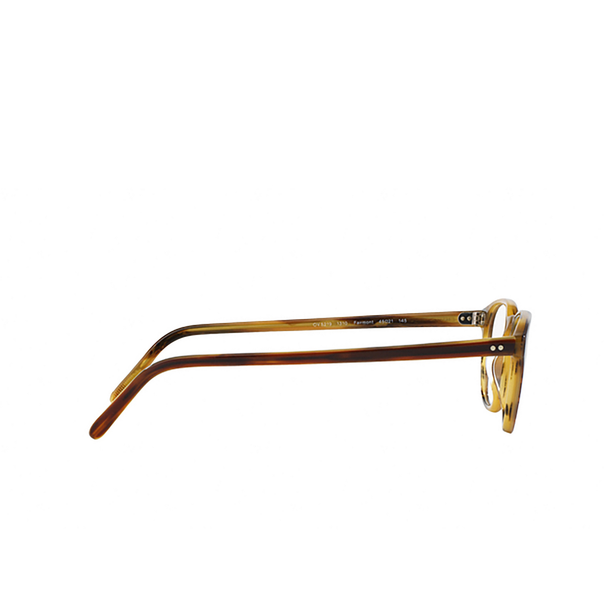 Oliver Peoples FAIRMONT Eyeglasses 1310 Amaretto / Striped Honey - 3/4