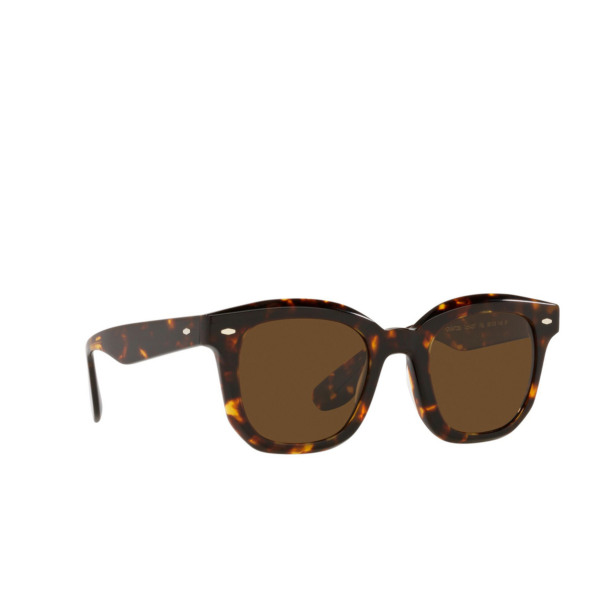 Oliver Peoples® Square Sunglasses: Filu' OV5472SU color Dm2 165457 - three-quarters view.