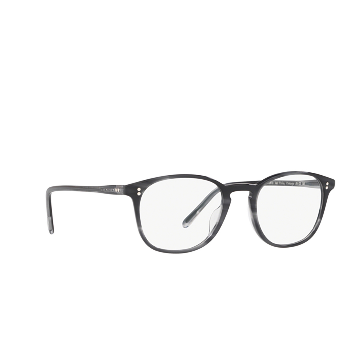 Oliver Peoples FINLEY VINTAGE Eyeglasses 1661 Charcoal Tortoise - three-quarters view