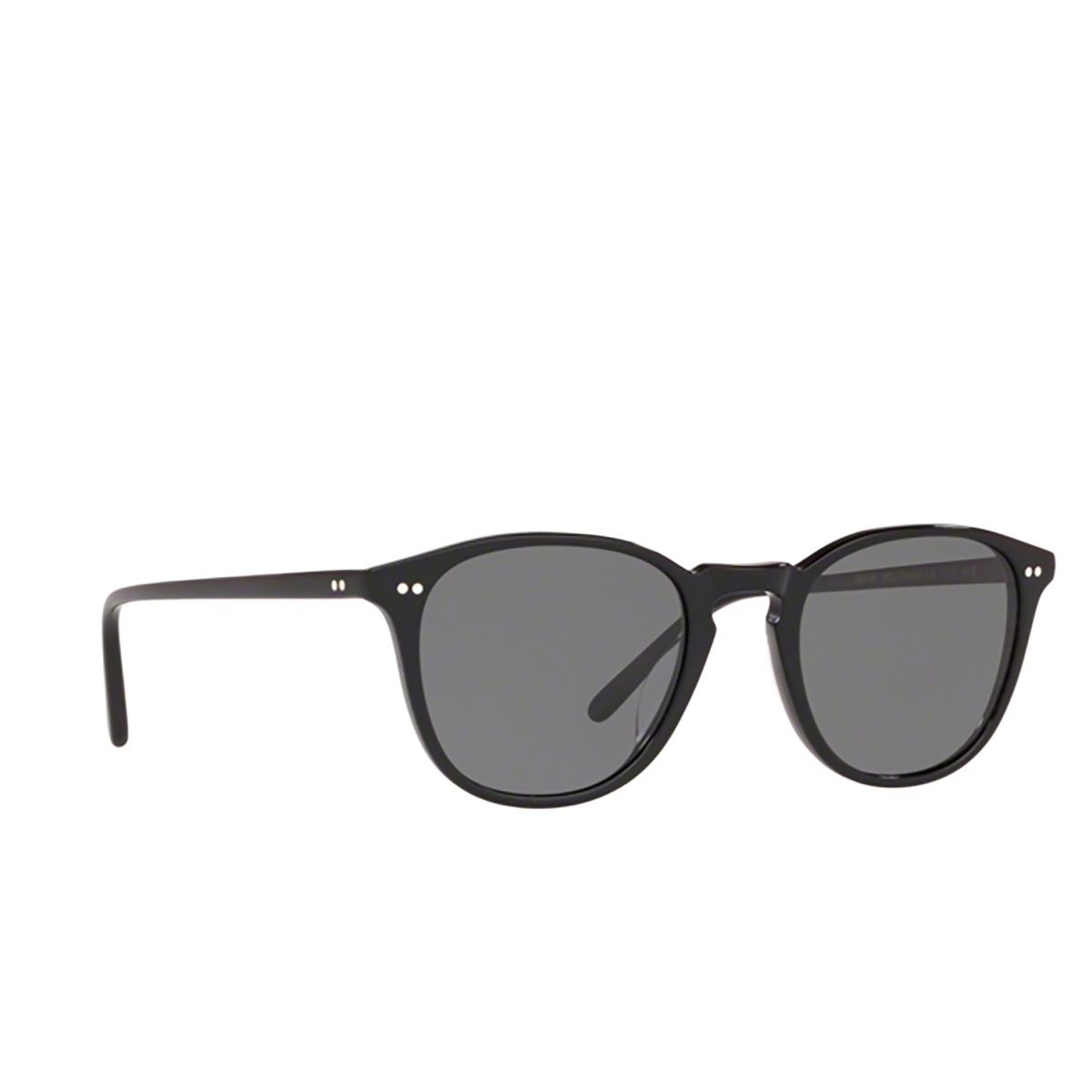 Oliver Peoples FORMAN L.A Sunglasses 100581 Black - three-quarters view
