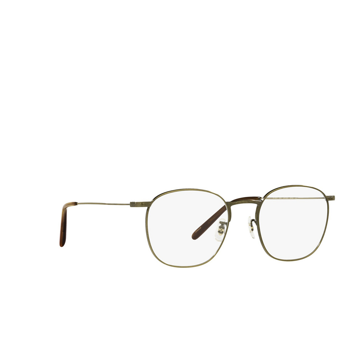 Oliver Peoples GOLDSEN Eyeglasses 5284 Antique Gold - three-quarters view